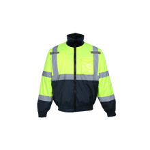 Detachable Fleece Lining Reflective Safety Jacket